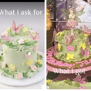 Most recently 2024 cake order .