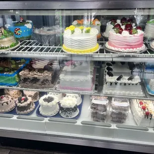 Display of cakes 12/29/23