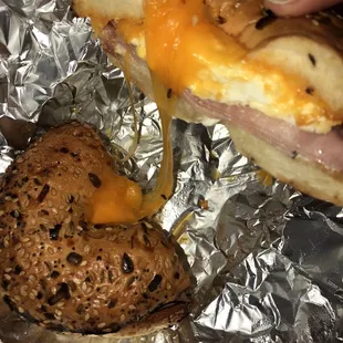 Breakfast Bagel Sandwich