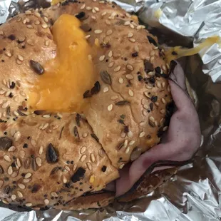 Breakfast Bagel Sandwich