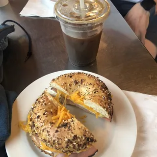 Breakfast Bagel Sandwich