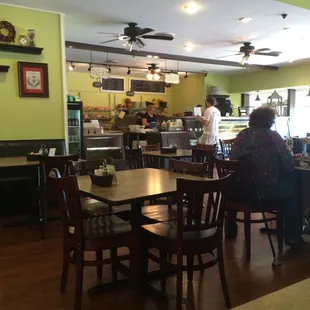 Inside of the place.  Not to bad!