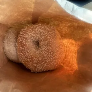 Sesame bagels