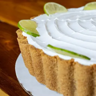 a close up of a cake