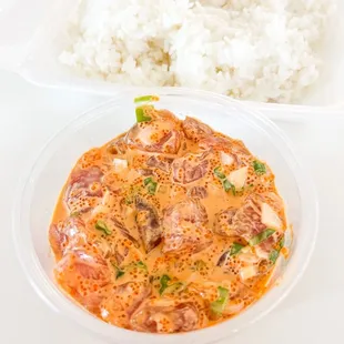 Spicy Ahi plate