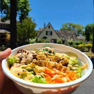 Furikake Baked Tofu Bowl