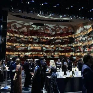 Private Auction on stage (from the viewpoint of back stage)