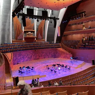 After the performance...