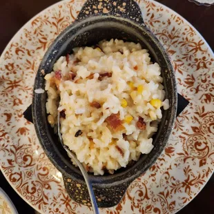 Bacon and Corn Risotto