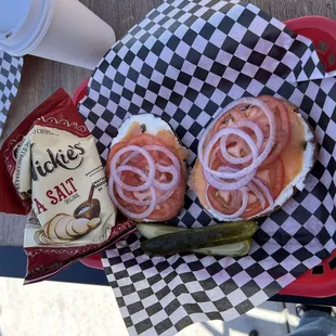 Bagel with all the fixin's