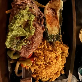 Skirt steak with chimichurri