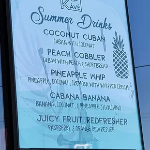 Summer drinks