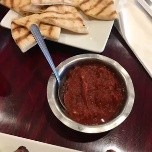 a variety of food items