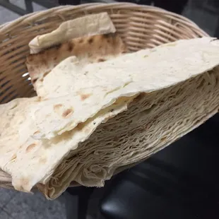Bread comes with hummus