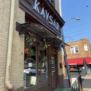 Front of restaurant