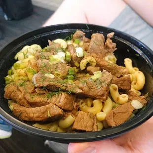 Beef stroganoff