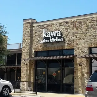 The exterior of Kawa's.