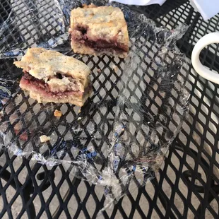 Great local coffee shop with wonderful indoor and outdoor seating. Gluten free berry bar &amp; Hazelnut latte was delicious.