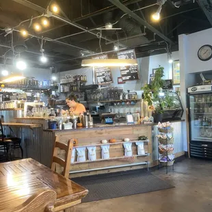 Coffee bar and counter