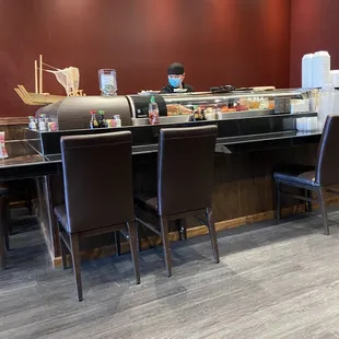 the sushi bar