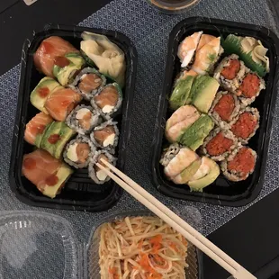 sushi and sashimi, food, sushi, sashimi