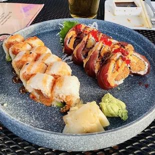 Crunch Dragon Roll and Eternal Love Roll