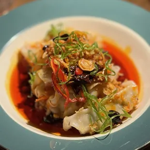 a plate of food on a table