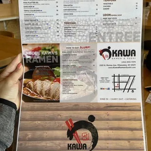 Menu as of 5/18/2021