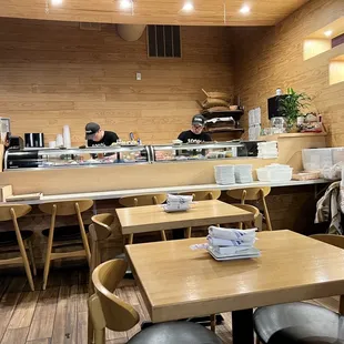 A view of the restaurant