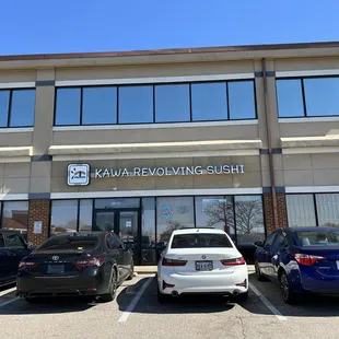 The front of the restaurant