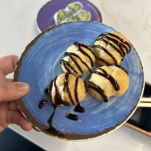 Fun desserts! Ice cream puffs