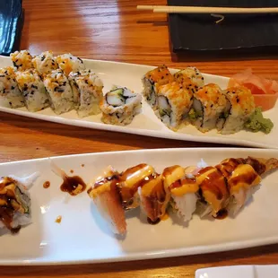 2 California Roll(8pc) and Shaggy Dog Roll(8pc)