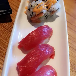 1 Roll and 3 Pieces Sushi Combo Lunch