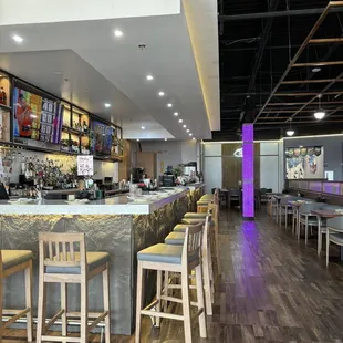 A long bar.