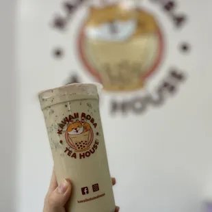 Iced Oreo Milk Tea (Light Ice &amp; Half Sweet)