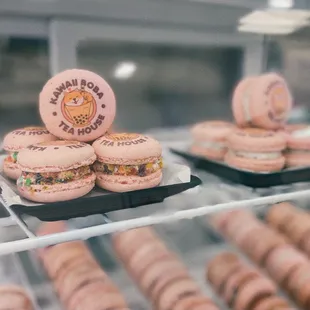 Fruity Pebbles Macaron (Kawaii Boba Tea House)