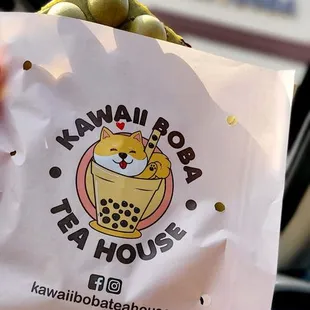 Had To Pick Up A Bubble Waffle From My Favorite Spot! And...They Got Their Own Bags!