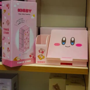 Cute new Kirby organizers for my office desk! :)