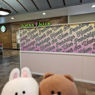 Located by Starbucks, Jamba Juice, and the Food Court inside Pearlridge Mall