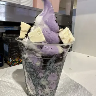 Ube cheesecake
