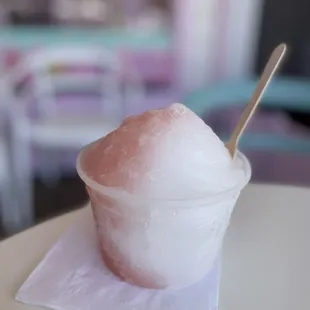 a close up of a kawaii ice wave