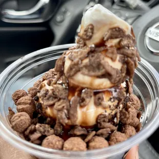 Chocolate overload sundae