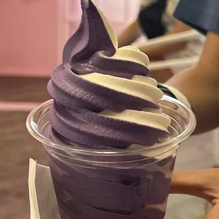 Ube vanilla twist