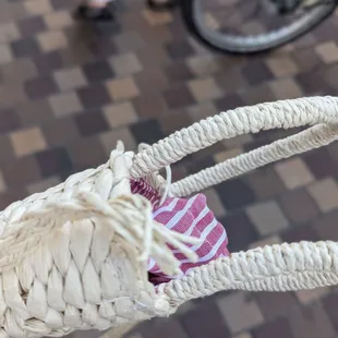 The straw of the bag was broken. Only put one small sunscreen in the bag for couple of hours shopping.