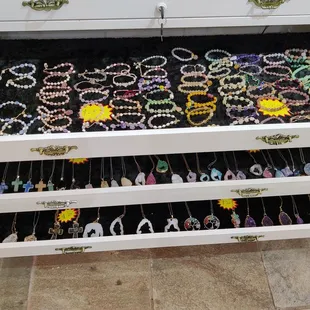 Bracelets and necklaces