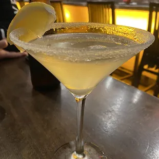 Lemon drop martini