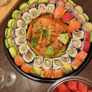 Large Sushi Platter ($80)