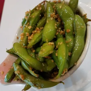 Garlic Edamame