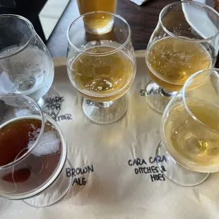 Beer flight