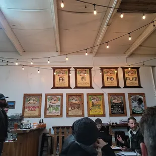 a group of people sitting at a table